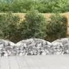 Image de vidaXL Panier de gabions arqué 150x50x40/60 cm Fer galvanisé