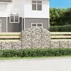 Image de vidaXL Panier de gabions arqué 150x50x120/140 cm Fer galvanisé