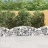 Image de vidaXL Panier de gabions arqué 200x30x40/60 cm Fer galvanisé