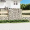 Image de vidaXL Panier de gabions arqué 200x50x180/200 cm Fer galvanisé