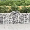 Image de vidaXL Panier de gabions arqué 200x50x100/120 cm Fer galvanisé
