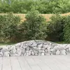 Image de vidaXL Panier de gabions arqué 400x30x40/60 cm Fer galvanisé