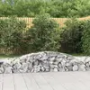 Image de vidaXL Panier de gabions arqué 400x50x40/60 cm Fer galvanisé