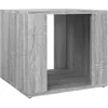 Image de Table de chevet Sonoma gris 41x40x36 cm Bois d ingénierie