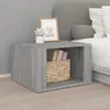Image de vidaXL Table de chevet Sonoma gris 57x55x36 cm Bois d'ingénierie