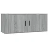 Image de vidaXL Meuble TV Mural Sonoma Gris 100x34,5x40 cm