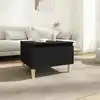Image de vidaXL Table d'appoint Noir 50x46x35 cm Bois d'ingénierie