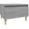 Image de vidaXL Tavolino Grigio Sonoma 50x46x35 cm in Legno Multistrato