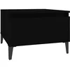 Image de vidaXL Tavolino Nero 50x46x35 cm in Legno Multistrato