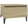 Image de Table d appoint Chêne sonoma 50x46x35 cm Bois d ingénierie