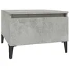 Image de Table d appoint Gris béton 50x46x35 cm Bois d ingénierie