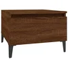 Image de vidaXL Table d'Appoint, Table Basse avec Tiroir, Bout de Canapé avec Rangement, Meuble de Salon Maison, Industriel, Chêne Marron Bois d'Ingénierie