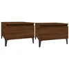 Image de Tables d appoint 2 pcs Chêne marron 50x46x35 cm Bois ingénierie