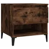 Image de Table d appoint Chêne fumé 50x46x50 cm Bois d ingénierie