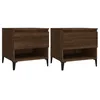 Image de Tables d appoint 2 pcs Chêne marron 50x46x50 cm Bois ingénierie