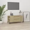 Image de vidaXL Meuble TV Chêne sonoma 102x44,5x50 cm Bois d'ingénierie