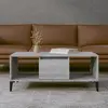 Image de vidaXL Table basse Sonoma gris 90x50x36,5 cm Bois d'ingénierie