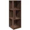 Image de vidaXL Armoire d'angle Armoire de Rangement Étagère Meuble de Rangement Salle de Séjour Intérieur Chêne Marron 33x33x100 cm Bois d'Ingénierie
