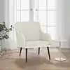 Image de vidaXL Fauteuil Crème 63x76x80 cm Velours