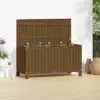 Image de vidaXL Boîte de rangement de jardin Marron miel 115x49x60 cm Bois pin