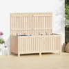Image de vidaXL Boîte de rangement de jardin 147x68x64 cm Bois massif de pin