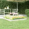 Image de vidaXL Jardinière Blanc 110x110x27 cm Bois massif de pin