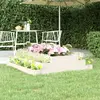 Image de vidaXL Jardinière Blanc 110x110x27 cm Bois massif de pin