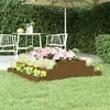 Image de vidaXL Jardinière Marron miel 110x110x27 cm Bois massif de pin