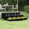 Image de vidaXL Jardinière Noir 78x78x27 cm Bois massif de pin