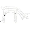 Image de vidaXL 2X Rennes de Noël Décoration de Noël Ornement de Vacances Décoration de Fête Ornement de Jardin Extérieur Blanc Chaud 73x31x45 cm