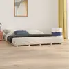 Image de vidaXL Cadre de lit sans matelas 180x200 cm bois massif de pin