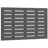 Image de vidaXL Tête de Lit Murale, Panneau de Lit, Accessoire de Lit, Meuble de Chambre à Coucher Intérieur, Gris 96x3x63 cm Bois Massif de Pin