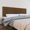 Image de vidaXL Testiera da Parete Miele 204x3x60 cm in Legno Massello di Pino