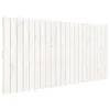 Image de vidaXL Tête de lit Murale Blanc 140x3x60 cm Bois Massif de pin, tête de lit, tête de lit en Bois Massif, tête de lit en Bois