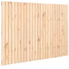 Image de vidaXL Tête de lit Murale 159,5x3x110 cm Bois Massif de pin, tête de lit, tête de lit en Bois Massif, tête de lit en Bois