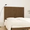 Image de vidaXL Tête de lit murale Marron miel 159,5x3x110cm Bois massif de pin