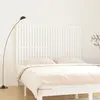 Image de vidaXL Tête de lit murale Blanc 166x3x110 cm Bois massif de pin