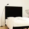 Image de vidaXL Tête de lit murale Noir 140x3x110 cm Bois massif de pin