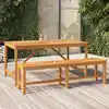 Image de vidaXL Table à manger de jardin 150x90x74 cm bois d'acacia solide