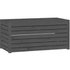 Image de vidaXL Boîte de jardin gris 101x50,5x46,5 cm bois massif de pin