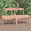 Image de vidaXL Banc de jardin à 2 places 159,5x44x45 cm bois massif de douglas