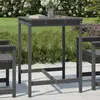 Image de vidaXL Table de jardin gris 82,5x82,5x110 cm bois massif de pin