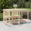 Image de vidaXL Table de jardin 159,5x82,5x110 cm bois massif de pin