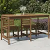 Image de vidaXL Table de jardin marron miel 203,5x90x110 cm bois massif de pin