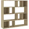 Image de vidaXL Bibliothèque/Séparateur de pièce Chêne Sonoma 105x24x102 cm
