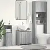 Image de vidaXL Armoire de bain Sonoma gris 60x33x61 cm Bois d'ingénierie