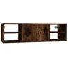 Image de Étagère murale chêne fumé 102x30x29 cm bois d ingénierie