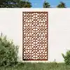 Image de vidaXL Décoration murale jardin 105x55cm acier corten design mauresque