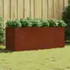 Image de vidaXL Lit surélevé de jardin 200x80x80 cm acier corten