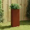 Image de vidaXL Jardinière 40x34,5x75 cm acier corten